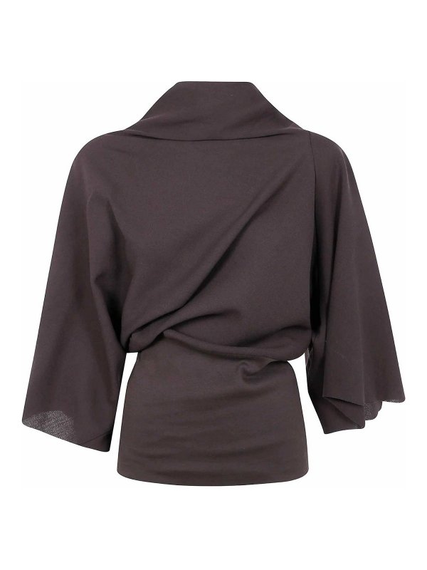 RICK OWENS: トップス＆タンクトップ online - トップ/タンクトップ - グレイッシュブラウン