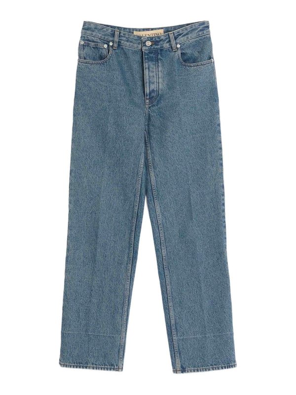 VALENTINO GARAVANI: Bootcut - Bootcut Jeans - Blau