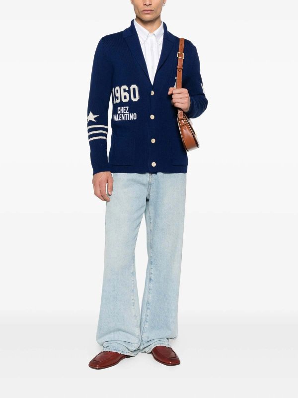 VALENTINO GARAVANI: Cardigans online - Cardigan - Blau