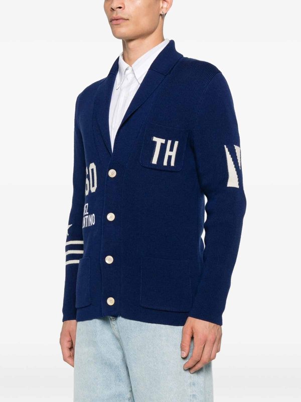 The Best Shops VALENTINO GARAVANI: Cardigans - Cardigan - Blau