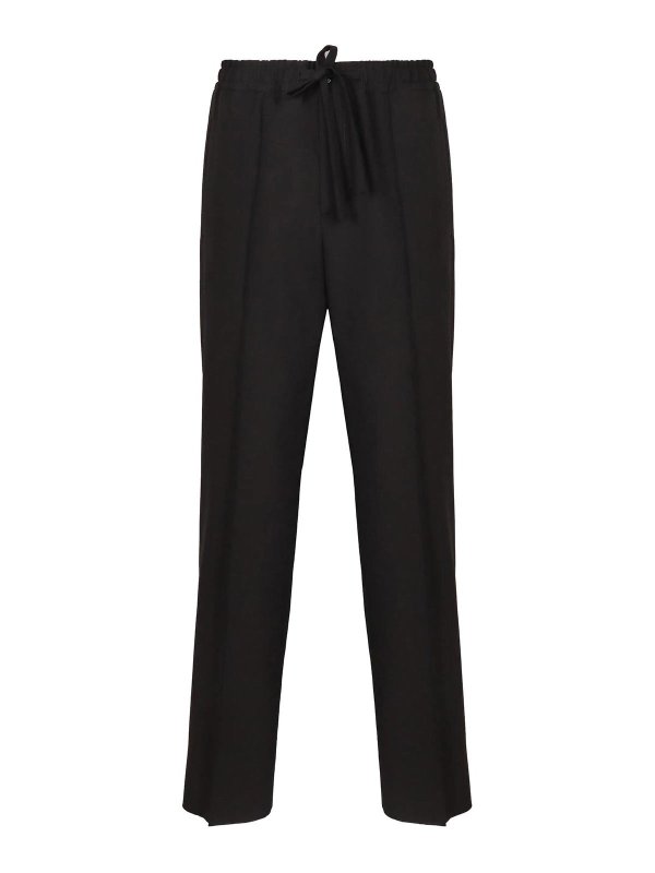 VALENTINO GARAVANI: Pantalones casual - Pantalón Casual - Negro