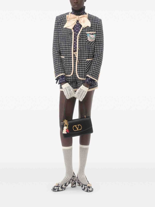 VALENTINO GARAVANI: casual jackets online - Checked Boucl Jacket