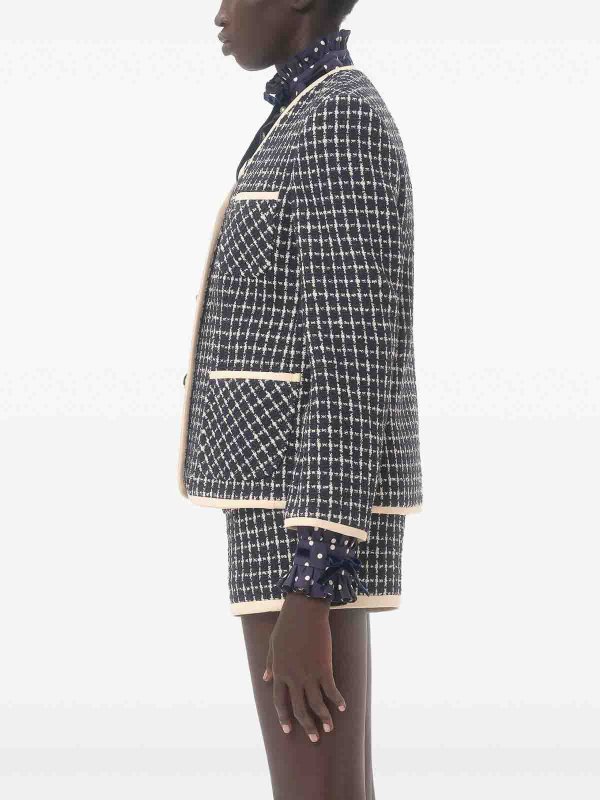 Checked Boucl Jacket shop online: VALENTINO GARAVANI