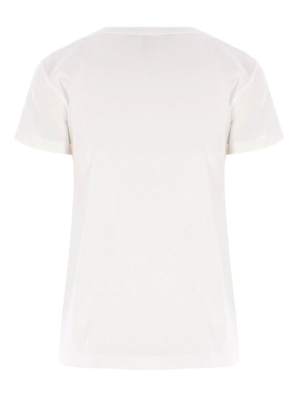 VALENTINO GARAVANI: t-shirts online - La Chat De La Maison Embroidered T-Shirt