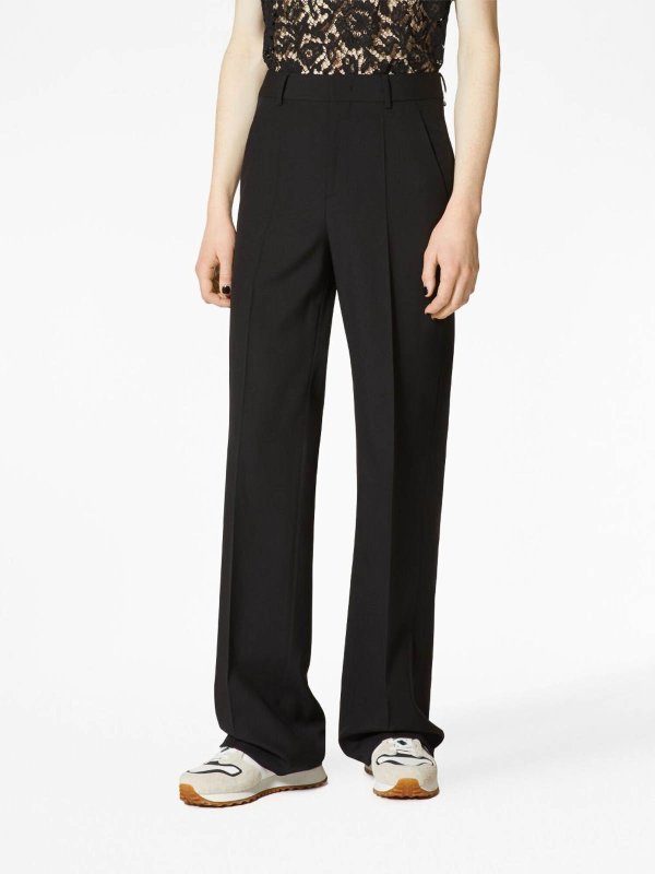 The Best Shops VALENTINO GARAVANI: Pantalones de sastrerìa - Pantalones De Sastrería - Negro