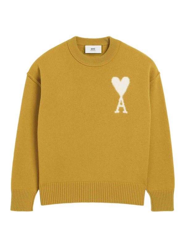 AMI PARIS: crew necks - Ami De Coeur Sweater