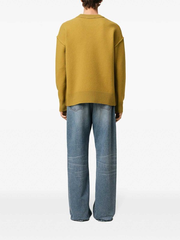 The Best Shops AMI PARIS: crew necks - Ami De Coeur Sweater