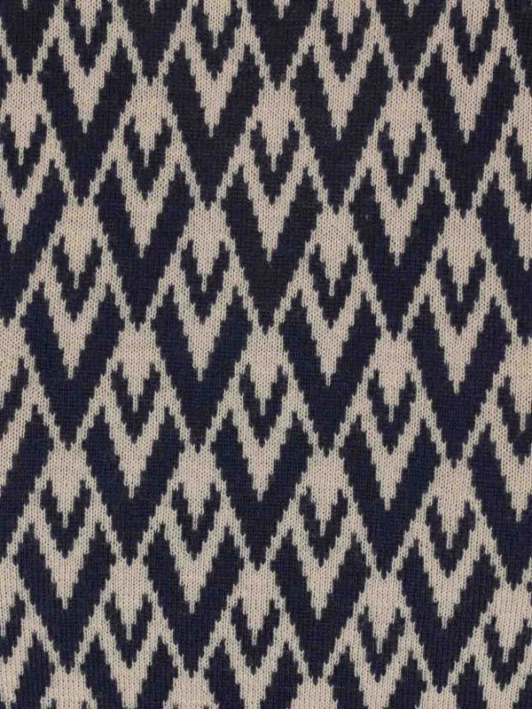 The Best Shops VALENTINO GARAVANI: Strickpullover mit Rundhalsausschnitt - Rundhalspullover - Weiß