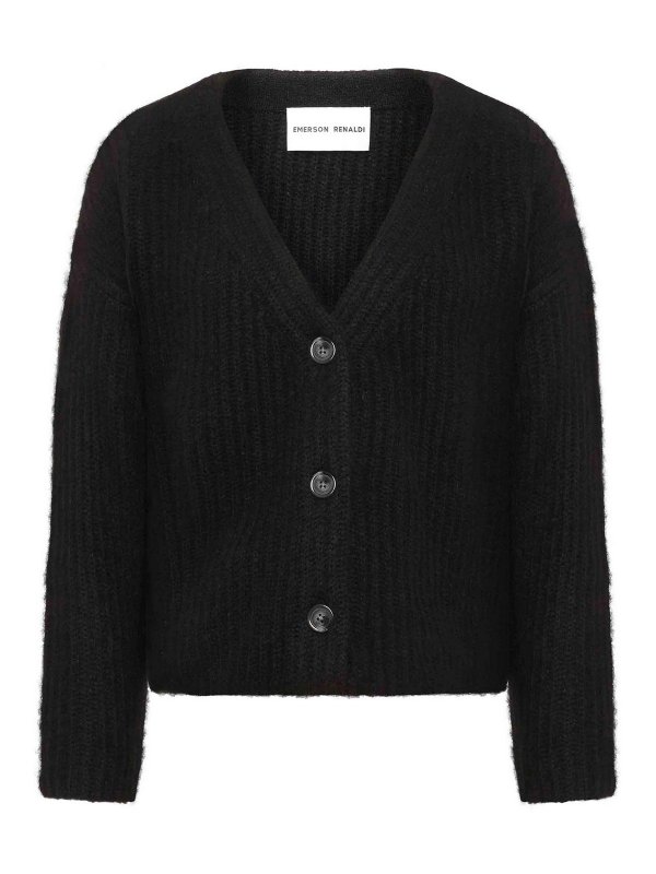 EMERSON RENALDI: cardigans - V-Neck Cardigan