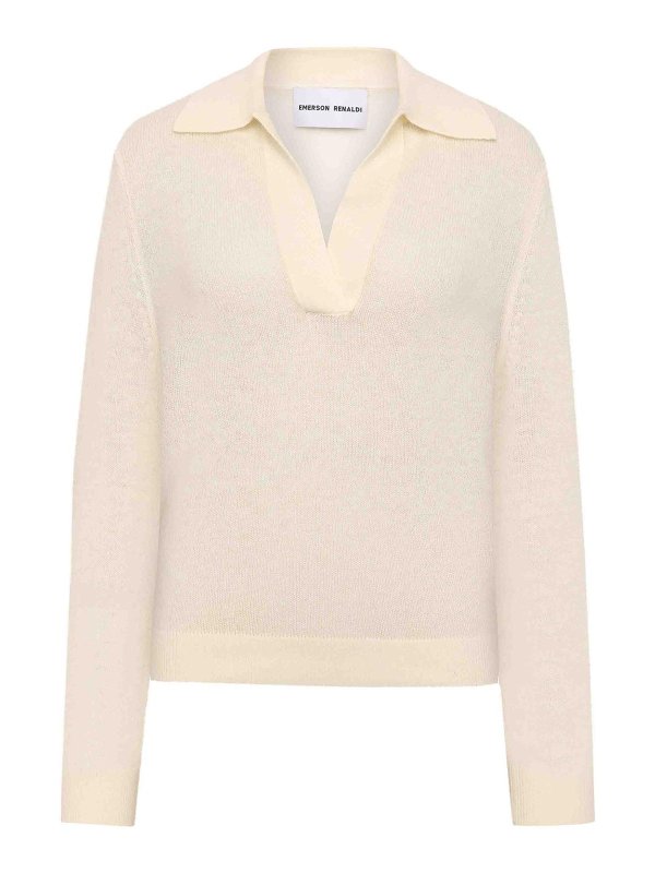 EMERSON RENALDI: Suéteres con cuello pico - Suéter Cuello Redondo