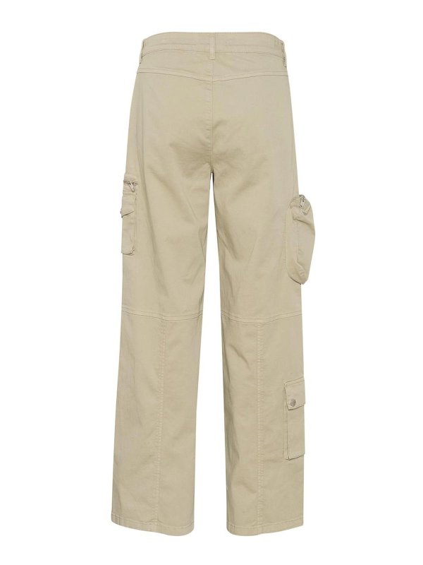 The Best Shops GESTUZ: カジュアルトラウザー - カジュアルパンツ - グレイッシュブラウン