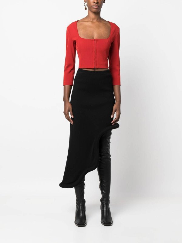 Acne Studios: blouses online - Cropped Blouse