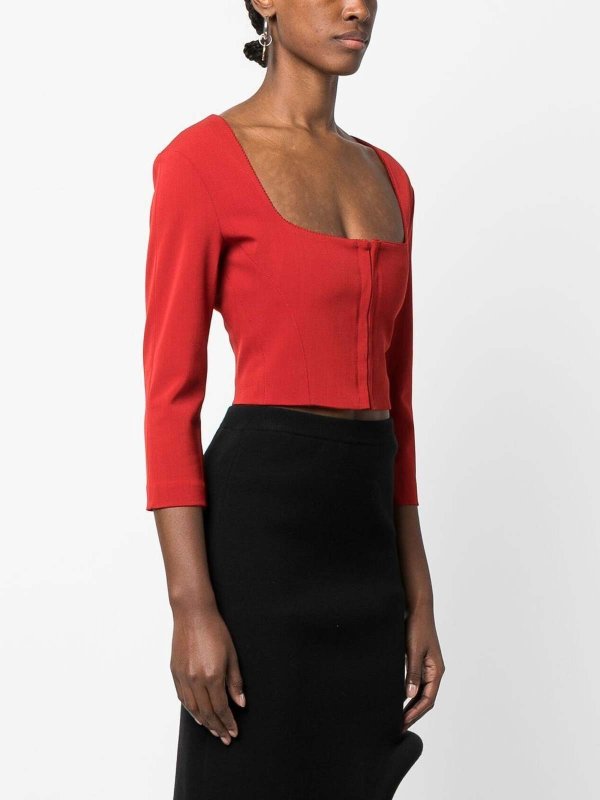The Best Shops Acne Studios: blouses - Cropped Blouse