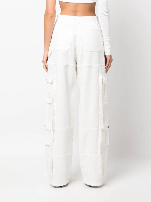 The Best Shops ANDREĀDAMO: Casual Hosen - Casual Hose - Weiß