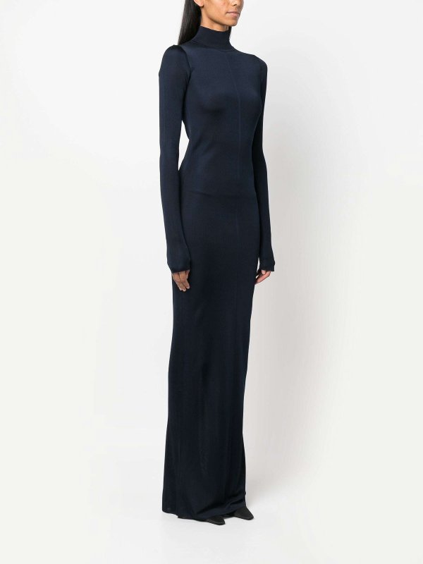 The Best Shops SAINT LAURENT: maxi dresses - Long Viscose Dress