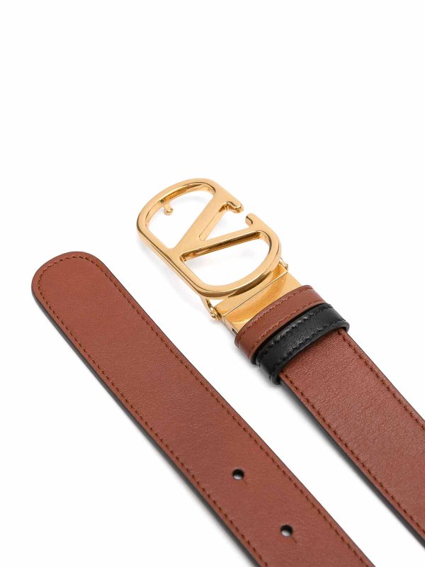 VALENTINO GARAVANI: belts online - Vlogo Signature Reversible Belt