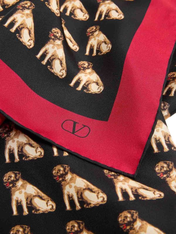 The Best Shops VALENTINO GARAVANI: Écharpes & Châles  - Étole - Noir