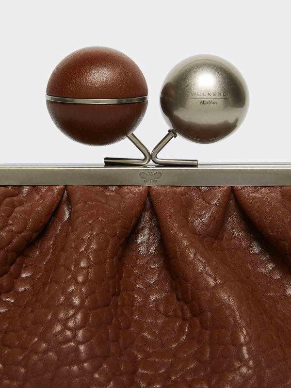 Leaded leather pastry bag shop online: WEEKEND MAX MARA