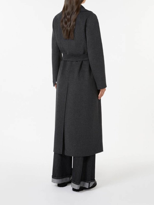 S Max Mara Cappotto Poldo Dark Grey shop online: S MAX MARA