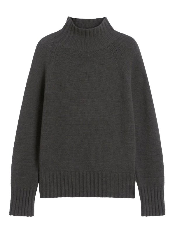 S MAX MARA: boat necks - S Max Mara Maglione Mantua Green Boreale