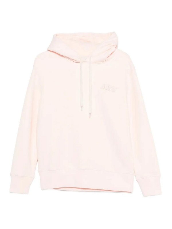 AUTRY: Sweatshirts & Sweaters - Pink hood sweatshirt