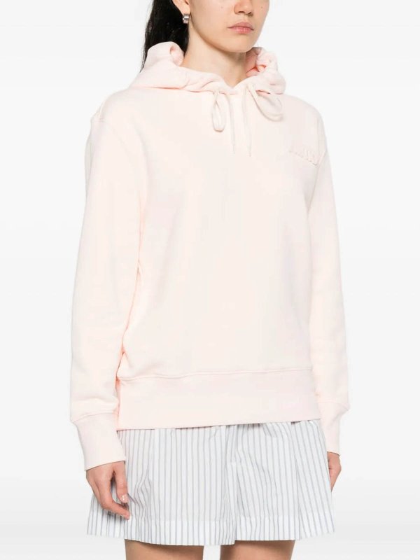 AUTRY: Sweatshirts & Sweaters online - Pink hood sweatshirt