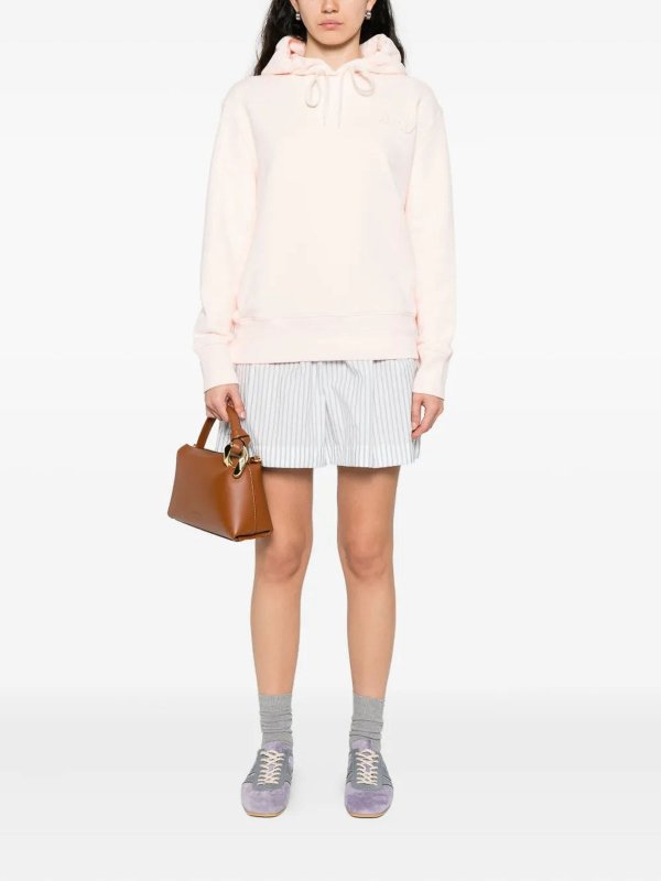 The Best Shops AUTRY: Sweatshirts & Sweaters - Pink hood sweatshirt