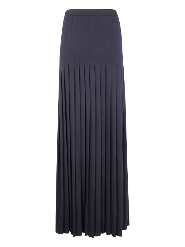 GENTRYPORTOFINO: Knee length skirts & Midi online - Gonna Black
