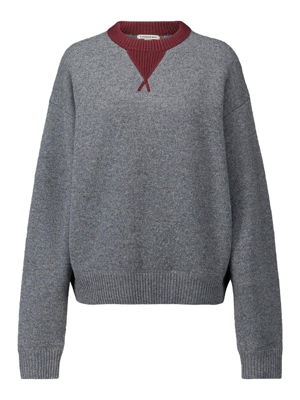 LAURENCE BRAS: boat necks - Sweater Attila Gray