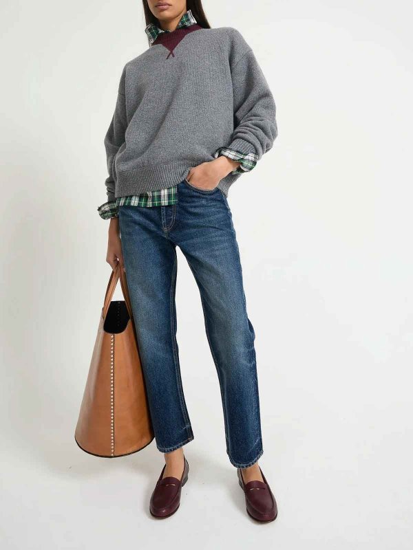 LAURENCE BRAS: boat necks online - Sweater Attila Gray