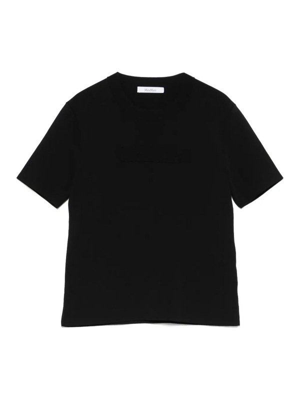 Max Mara: boat necks - Black Adelio shirt