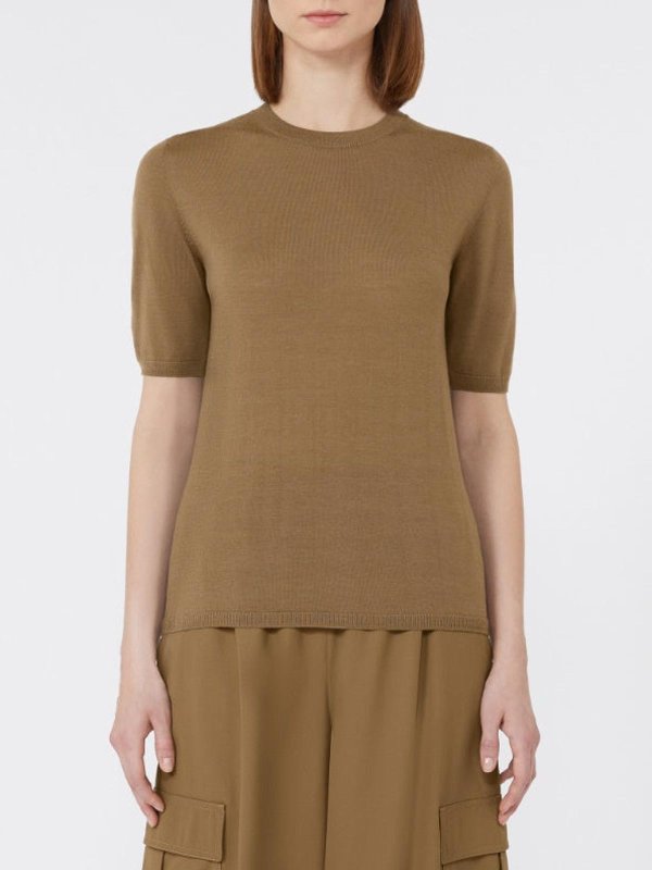 Max Mara: ボートネック online - ボートネック - ブラウン