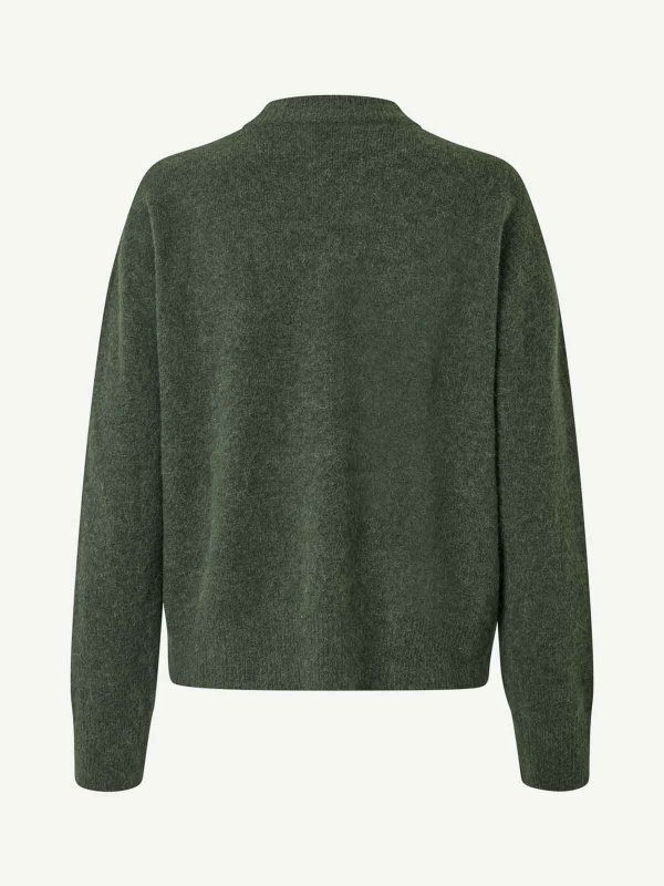 SAMSOE SAMSOE: boat necks online - Maglione Anour  Deep Forest