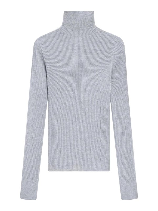 SPORTMAX: boat necks - Niagara gray jersey