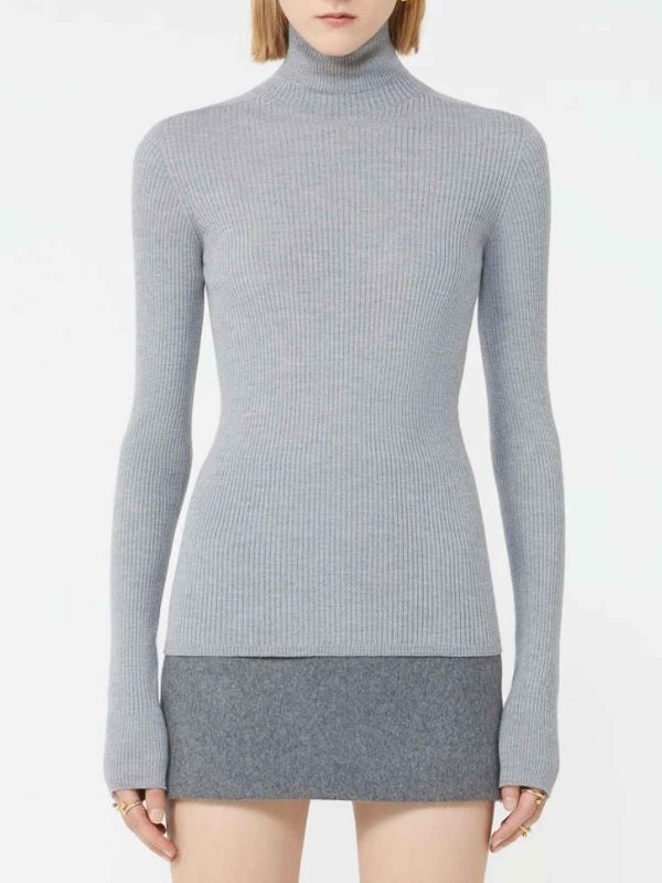 The Best Shops SPORTMAX: boat necks - Niagara gray jersey