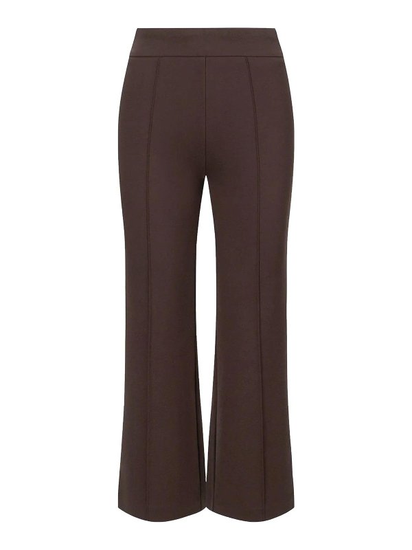 STAUD: casual trousers - Pantalone Knack Dark Chocolate
