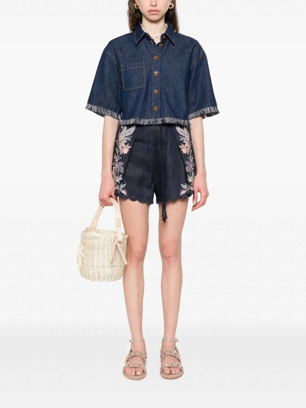 ZIMMERMANN: Chemises online - Chemise - Denim
