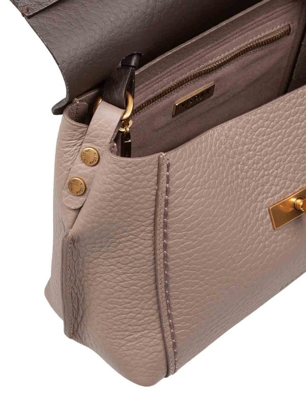 トートバッグ - グレイッシュブラウン shop online: VISONA