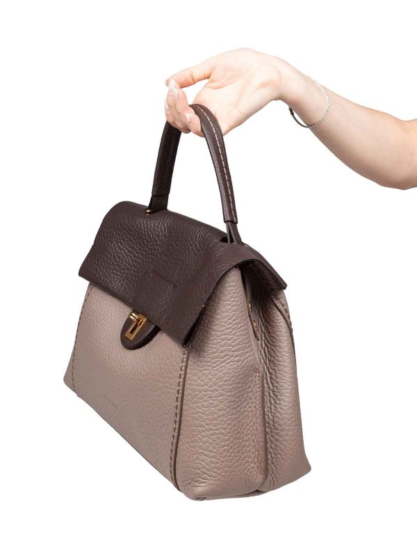 VISONA: Handtaschen online - Shopper - Taupe