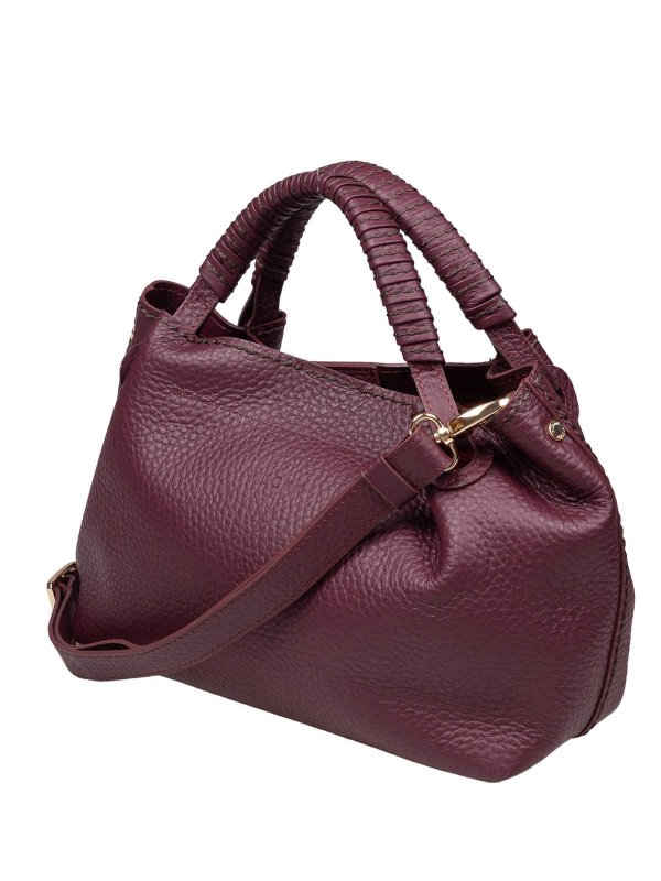 VISONA: Bolsos Shopping online - Bolso Shopping - Rojo Oscuro
