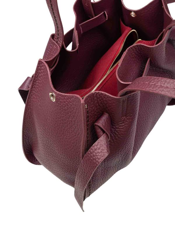 Sac Cabas - Rouge Brun shop online: VISONA