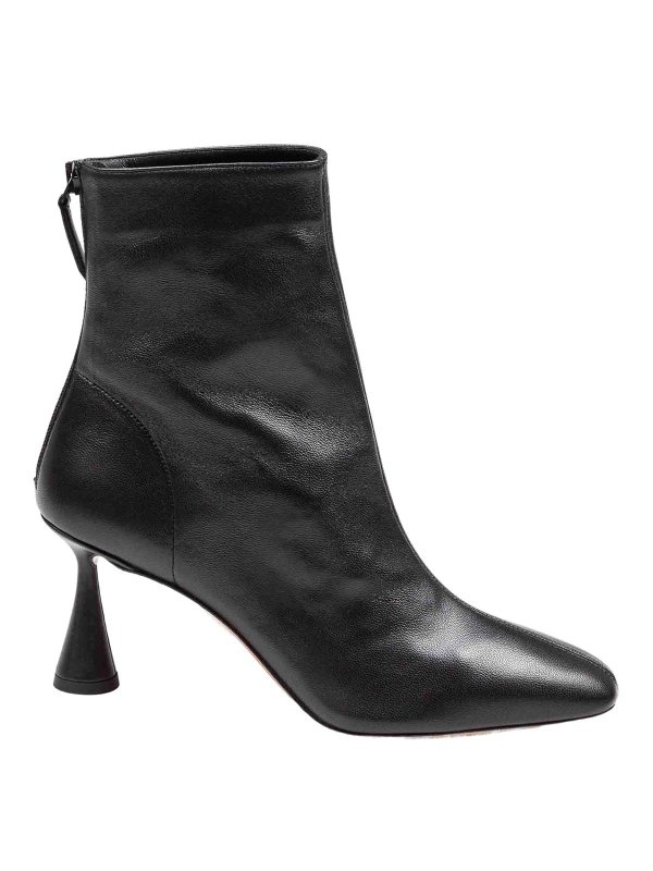 Aquazzura: ankle boots - Aquazzura Amore Bootie 75 in black leather