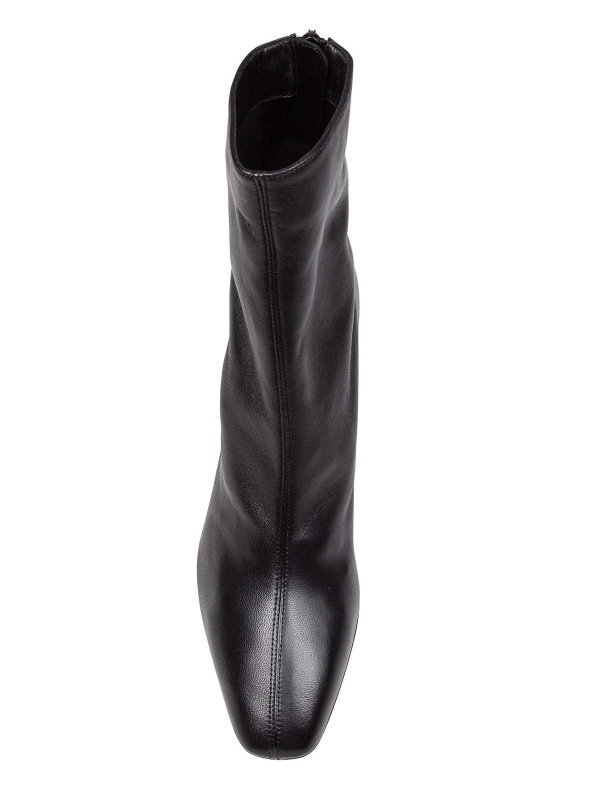 The Best Shops Aquazzura: ankle boots - Aquazzura Amore Bootie 75 in black leather