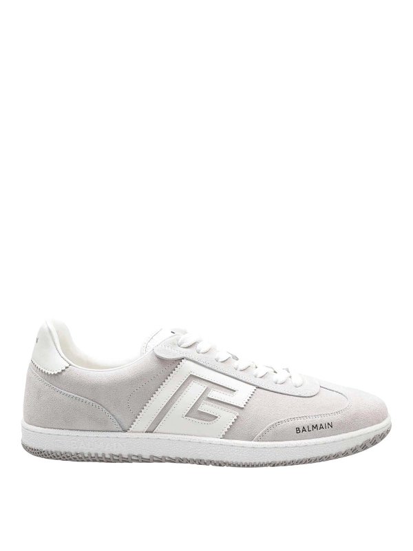 Balmain: Chaussures de sport - Baskets - Blanc