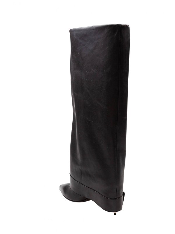 Balmain Anthem Black leather boot shop online: Balmain