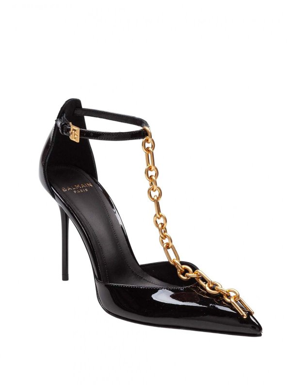 Balmain: Escarpins online - Chaussures À Talon - Noir