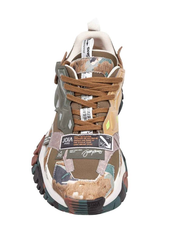 JOIA PARIS: trainers online - Sneakers In Mix Di Materiali Multicolor