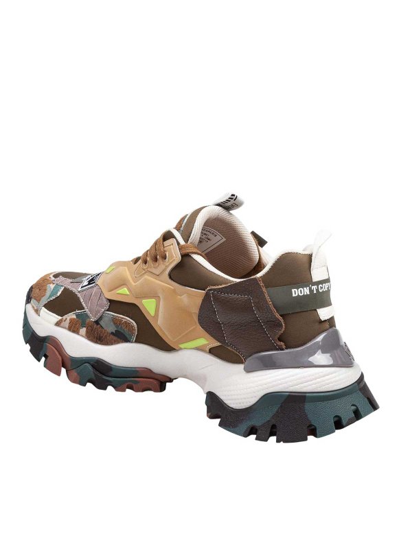 The Best Shops JOIA PARIS: trainers - Sneakers In Mix Di Materiali Multicolor