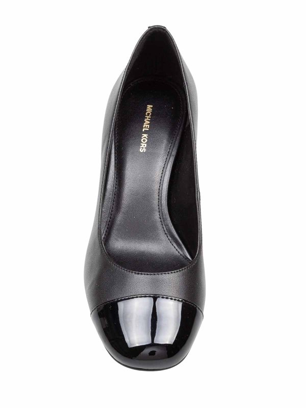 MICHAEL KORS: court shoes online - PERLA FLEX Decollete in black leather
