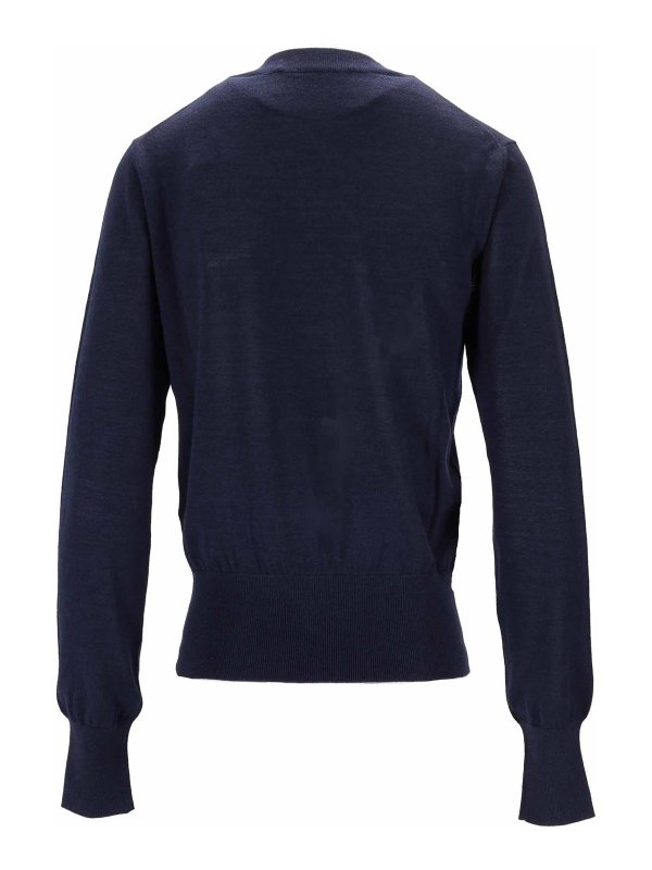 The Best Shops AMI PARIS: Sweatshirts & Sweaters - Pull Col Rond  De Coeur Ton Sur Ton